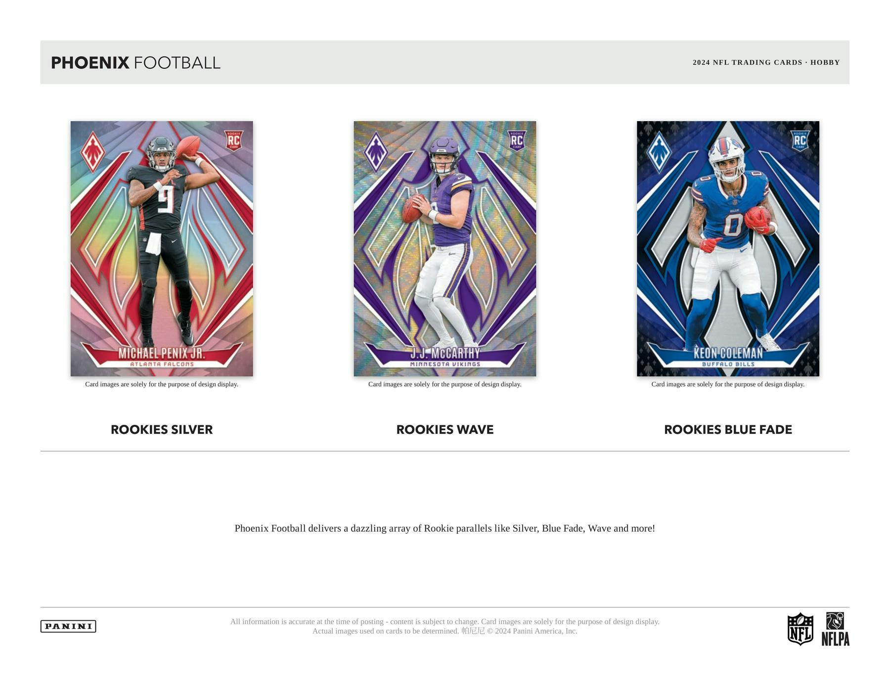 2024 Panini Phoenix Football Hobby Box - 24 Packs with Autographs & Memorabilia Cards - Perfect for NFL Collectors & Fantasy Football Fans - Great for Trading, Collecting, and Game Day Excitement