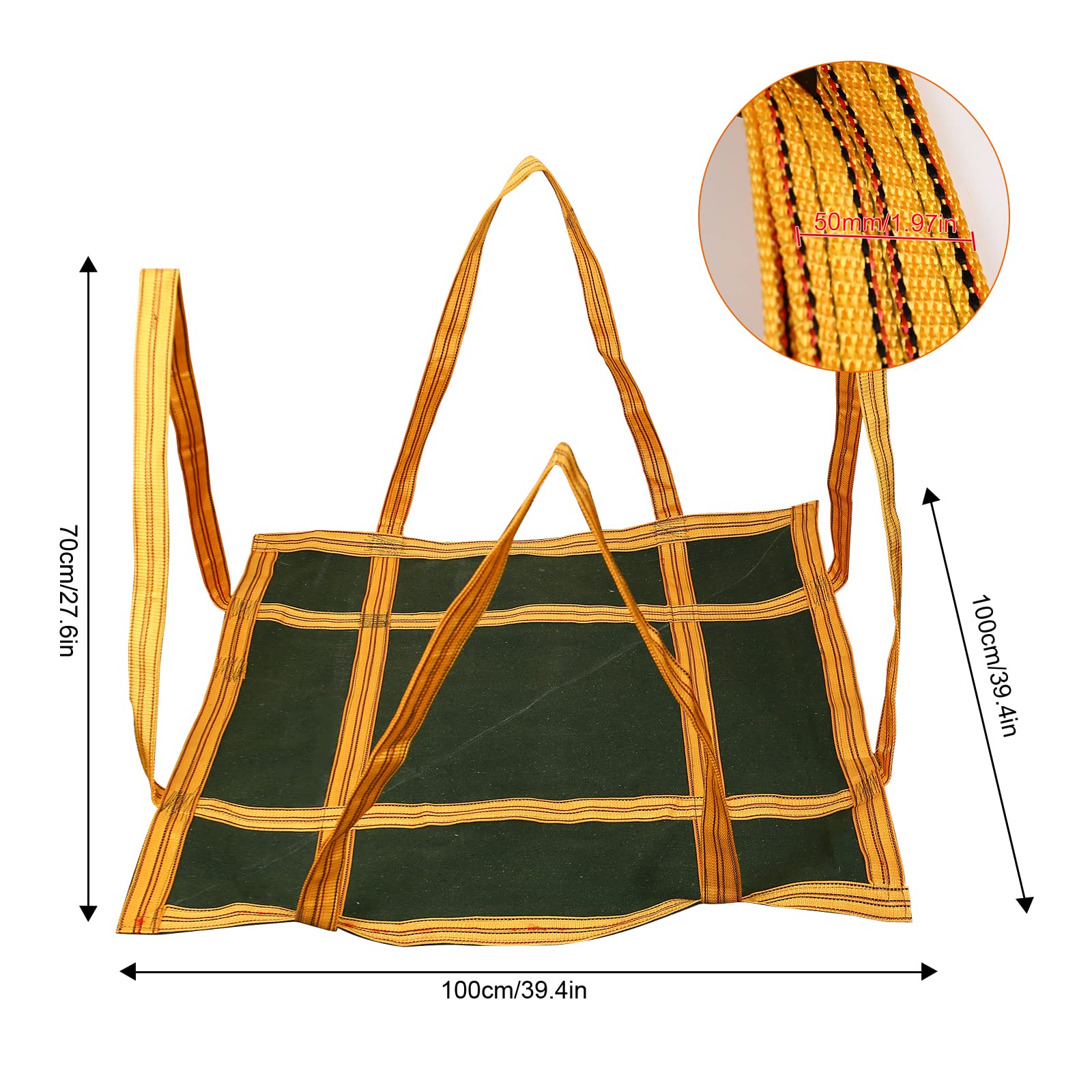 **AQQHSAIN 1M x 1M Heavy Duty Cargo Lifting Pad Net - Safety Lifting Net for Construction, Rigging, Moving, Towing & Hoisting - Durable Work Gear for Secure Load Transport**    *(Ideal for Construction Sites, Warehouse Logistics, Vehicle Towing & Heavy Equipment Handling)*