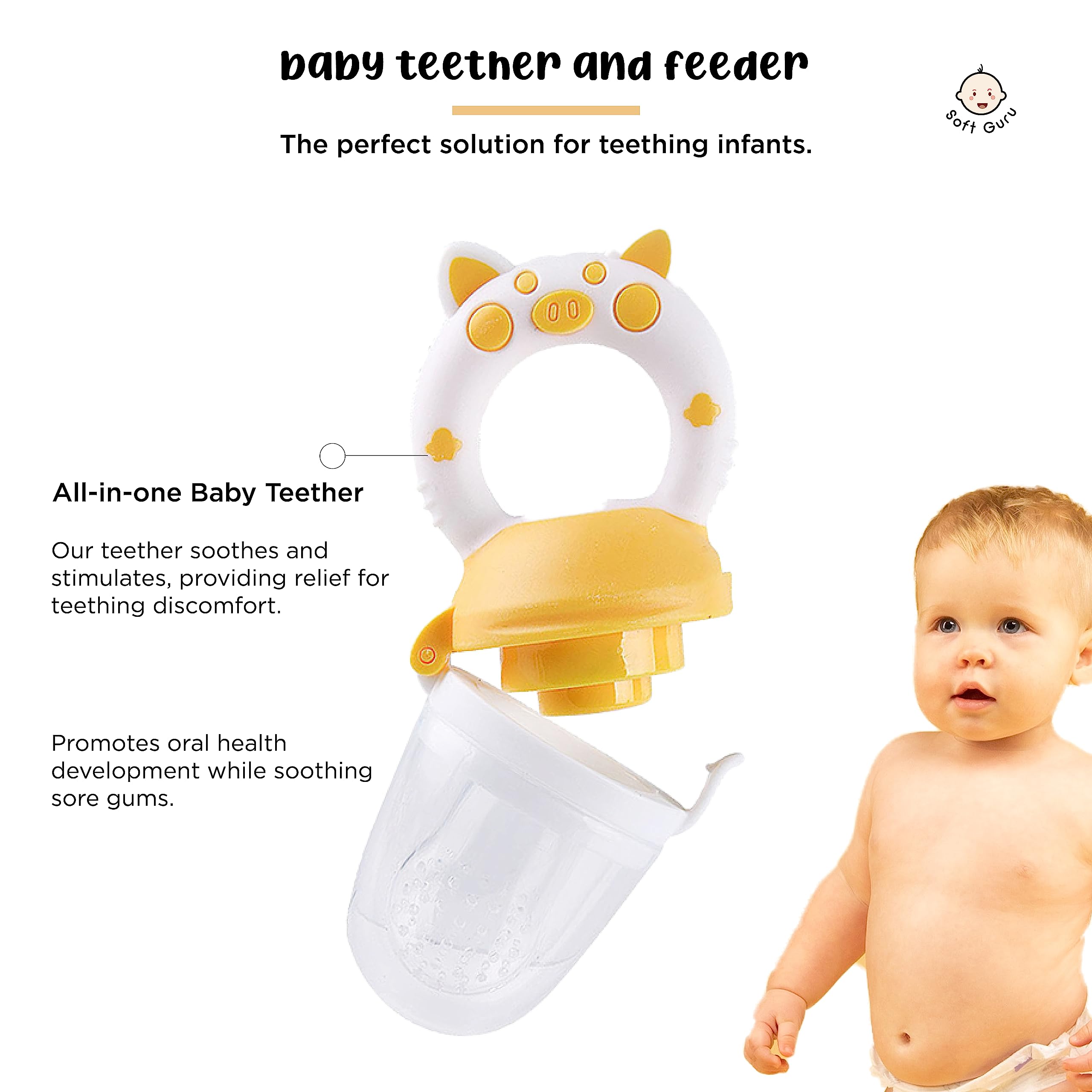Baby Healthcare & Personal Care Kit - Newborn Essentials Gift Set with Thermometer, Nail Clippers, Soft Brush | Perfect Baby Shower Registry Items for Nursery & Travel | Ideal New Mom Gift