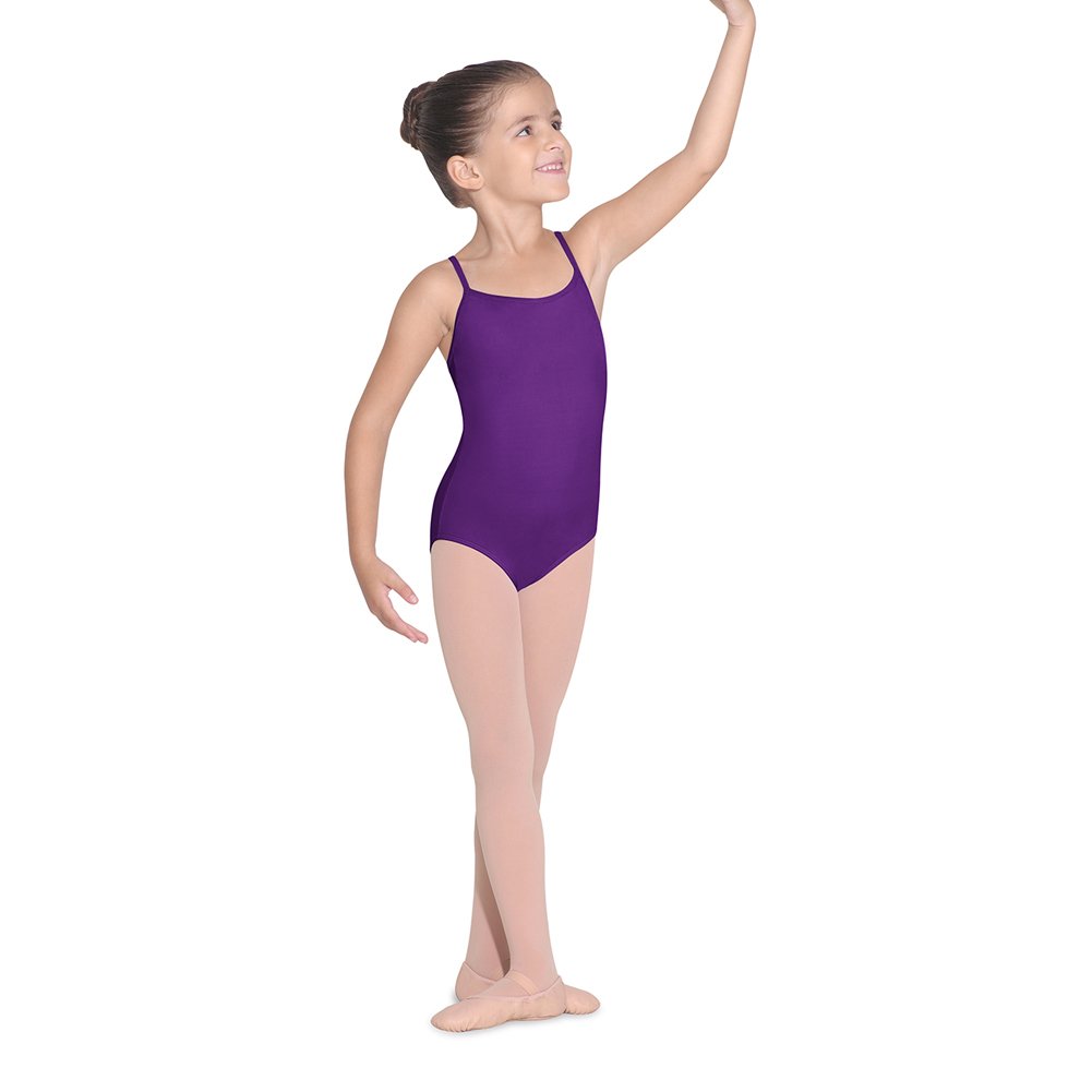Bloch Girls' Dance Leotard - Microlux Camisole Style for Ballet, Jazz & Contemporary Performance | Comfortable Stretch Fabric for Dance Classes & Recitals