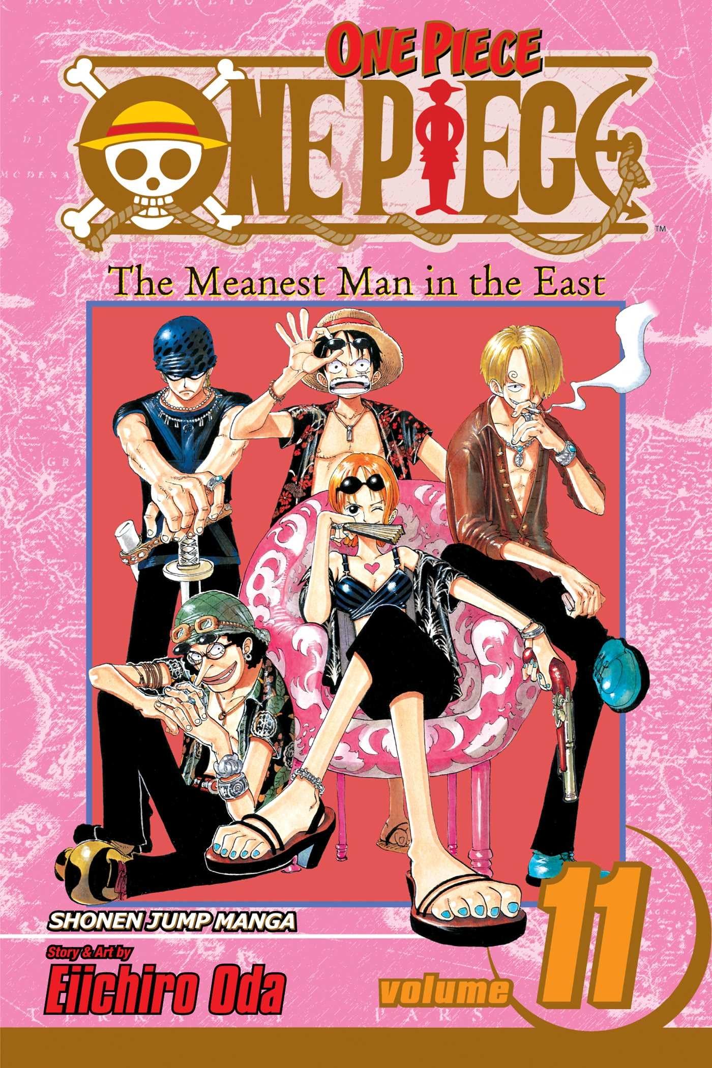 One Piece Manga Vol. 11: The Meanest Man in the East - Shonen Jump Action Adventure Comic Book for Teens & Adults | Perfect for Anime Fans, Collectors & Gift Giving