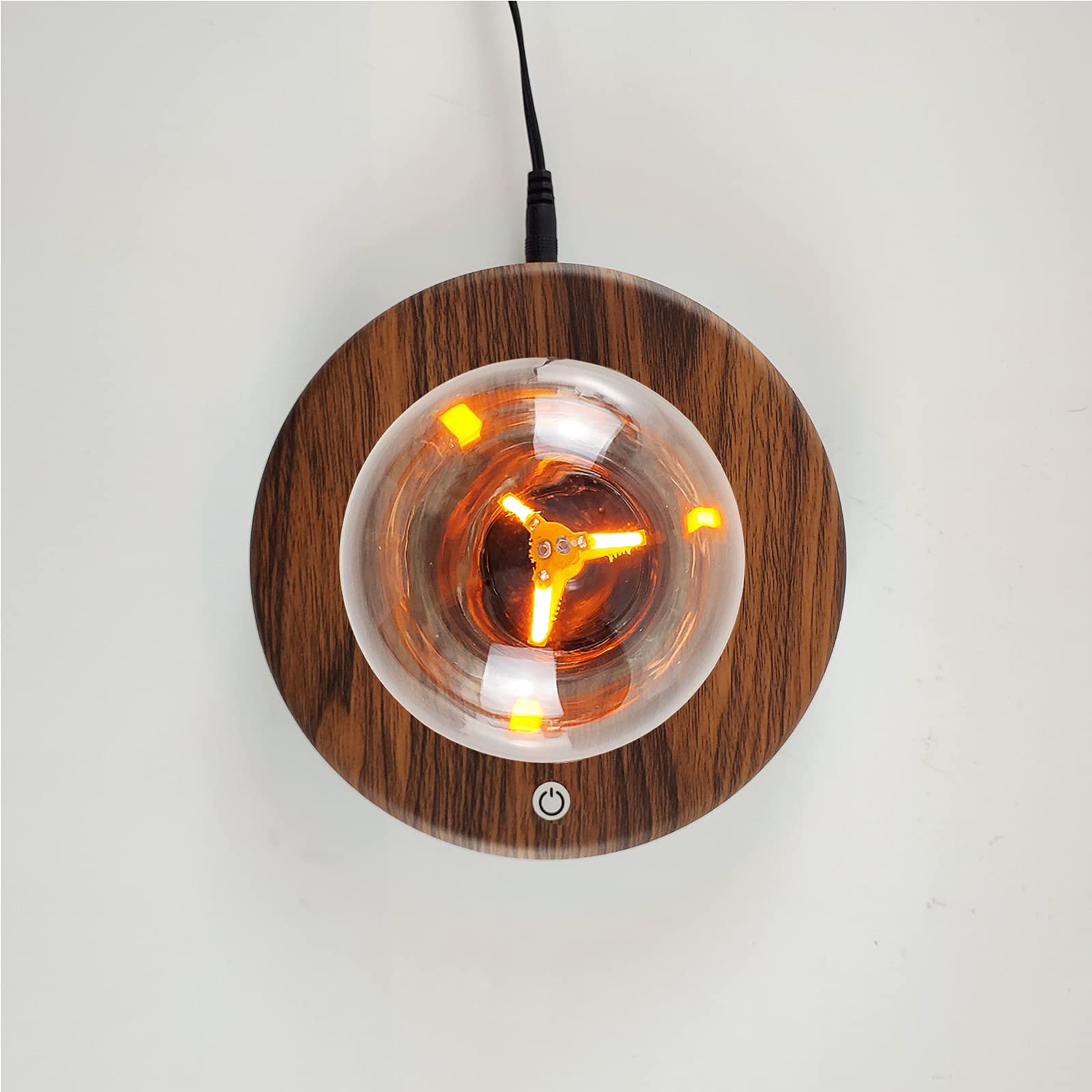 Magnetic Floating LED Light Bulb Lamp - 360° Auto Rotating Levitating Desk Lamp, Night Light for Home Office Decor | Unique Gift Idea for Birthday, Christmas & Housewarming