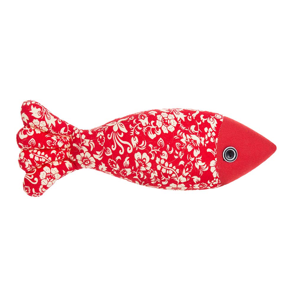 Fish Shaped Catnip Toy for Cats - Interactive Teaser & Teeth Grinding Chew Toy, Fun Playtime for Kittens - Also Great as Dog Toy for Small Breeds | Perfect for Indoor Play, Training & Stress Relief