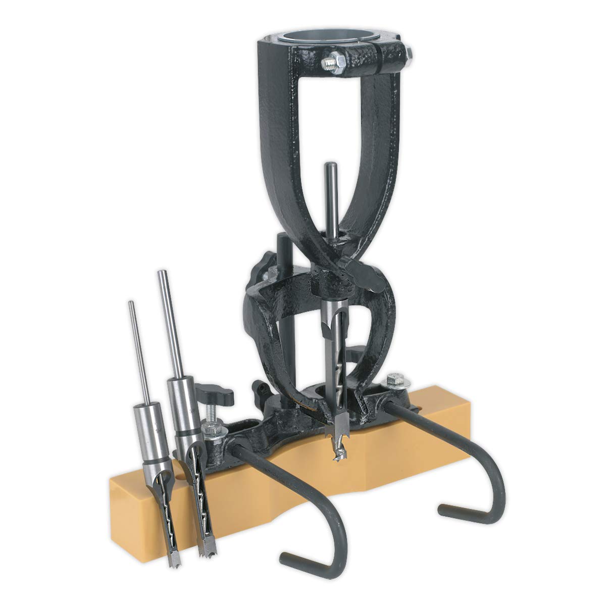 Sealey MA10 Wood Mortising Attachment 40-65mm with Chisels | Heavy Duty Mortise Machine for Woodworking | Perfect for Joinery, Cabinet Making & Furniture Repair