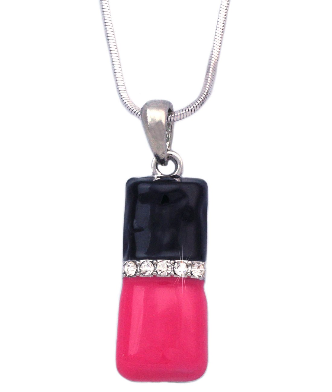 Elegant Nail Polish Bottle Pendant Necklace - Perfect Gift for Nail Technicians & Salon Lovers | Jewelry for Manicurists, Cosmetologists & Beauty Professionals