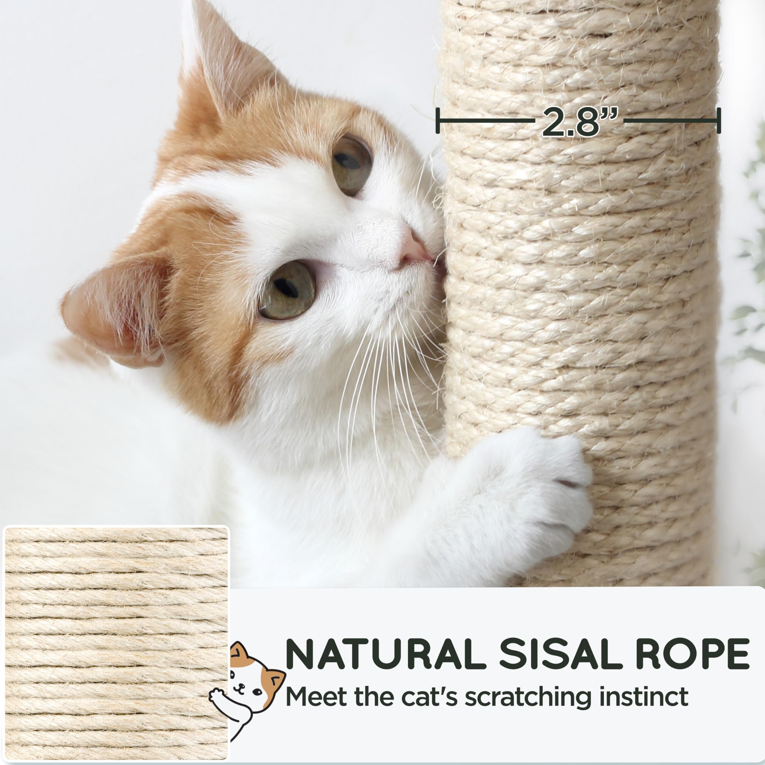 Yaheetech 63in Multi-Level Cat Tree Tower for Indoor Cats - Tall Cat Climbing Furniture with Sisal-Covered Scratching Posts, Condo & Perches - Durable Cat Activity Center for Kittens & Adult Cats (Black, Large) - Perfect for Small Spaces, Apartments & Play Areas