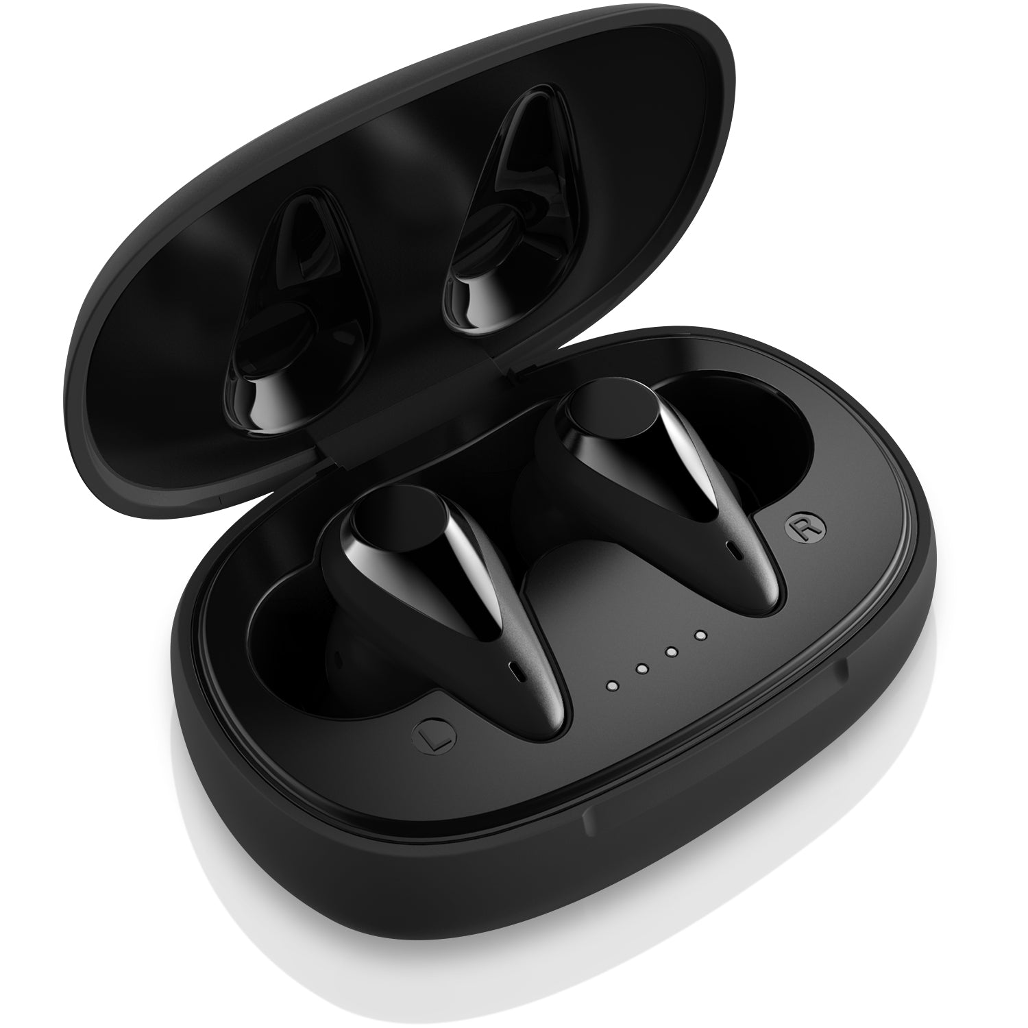 Refurbished TWS Bluetooth 5.0 Wireless Earbuds with Charging Case, Touch Control & Built-in Mic - Perfect for Gym, Running & Travel