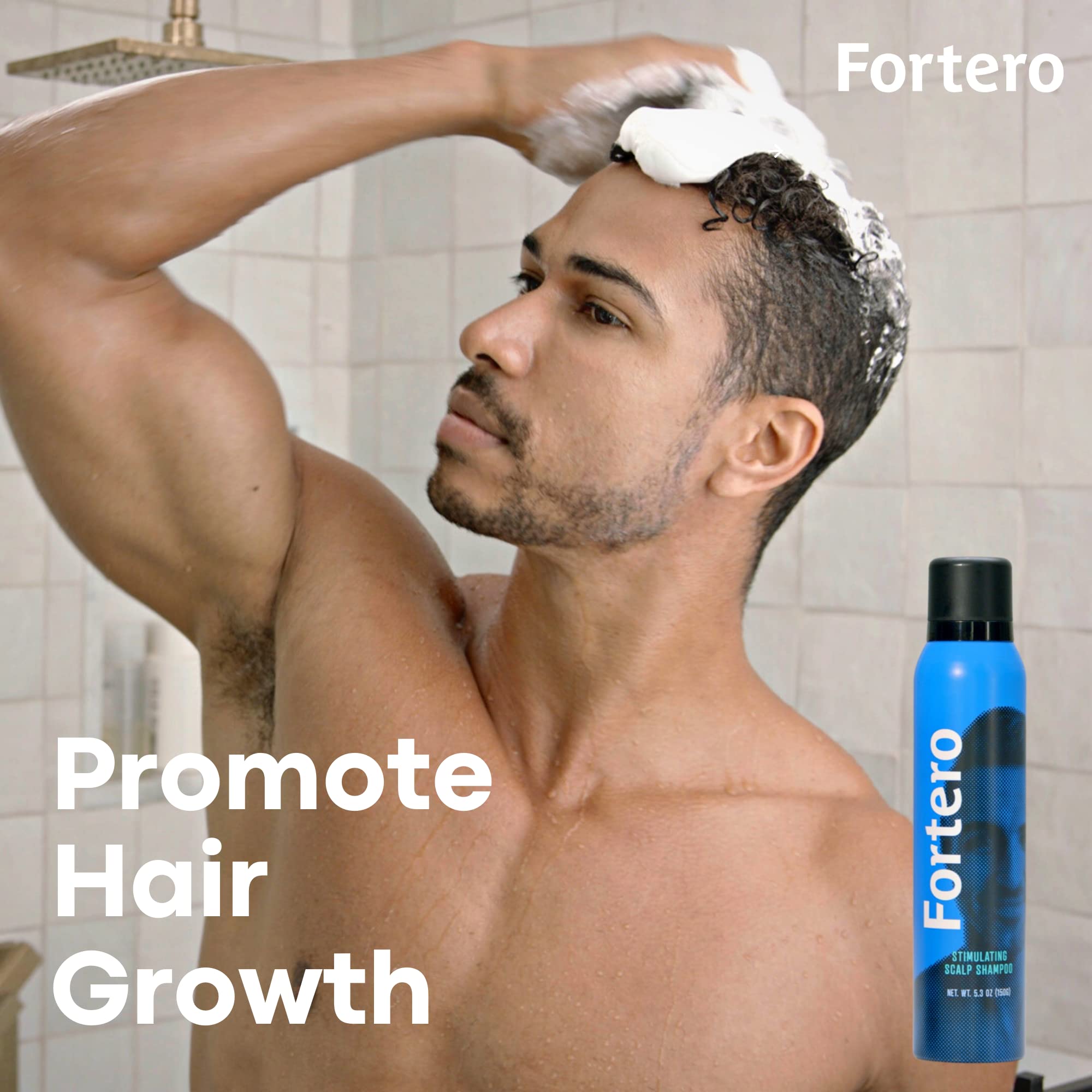 Fortero Hair Growth Conditioner - Thickening & Moisturizing Treatment for Thinning Hair - Sulfate Free & Keratin Enriched (3 Pack) - Perfect for Daily Use & Damaged Hair Repair