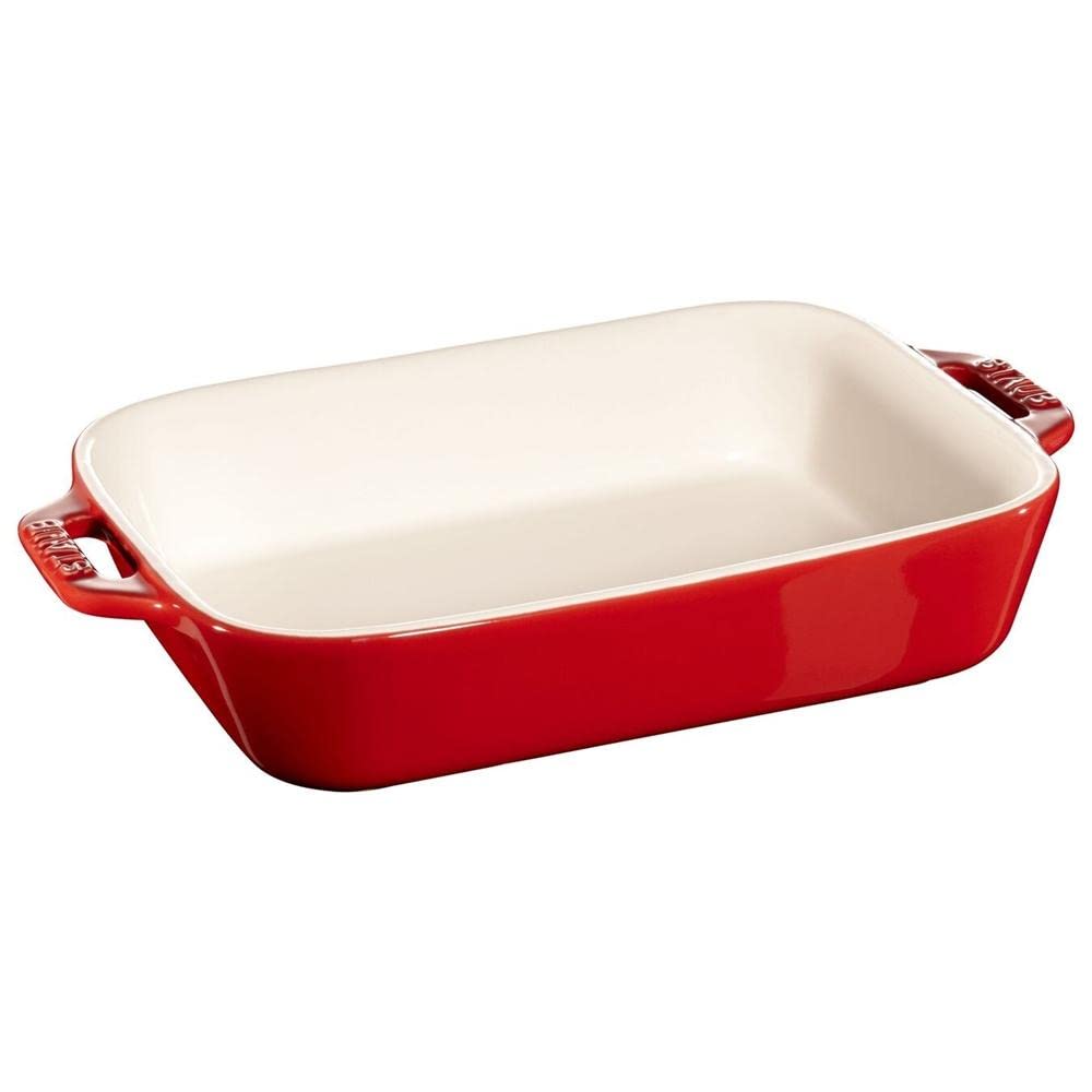 STAUB Enameled Cast Iron Casserole Dish - 5.5 Quart, Round Dutch Oven for Braising, Stewing & Baking - Perfect for Soups, Roasts & One-Pot Meals
