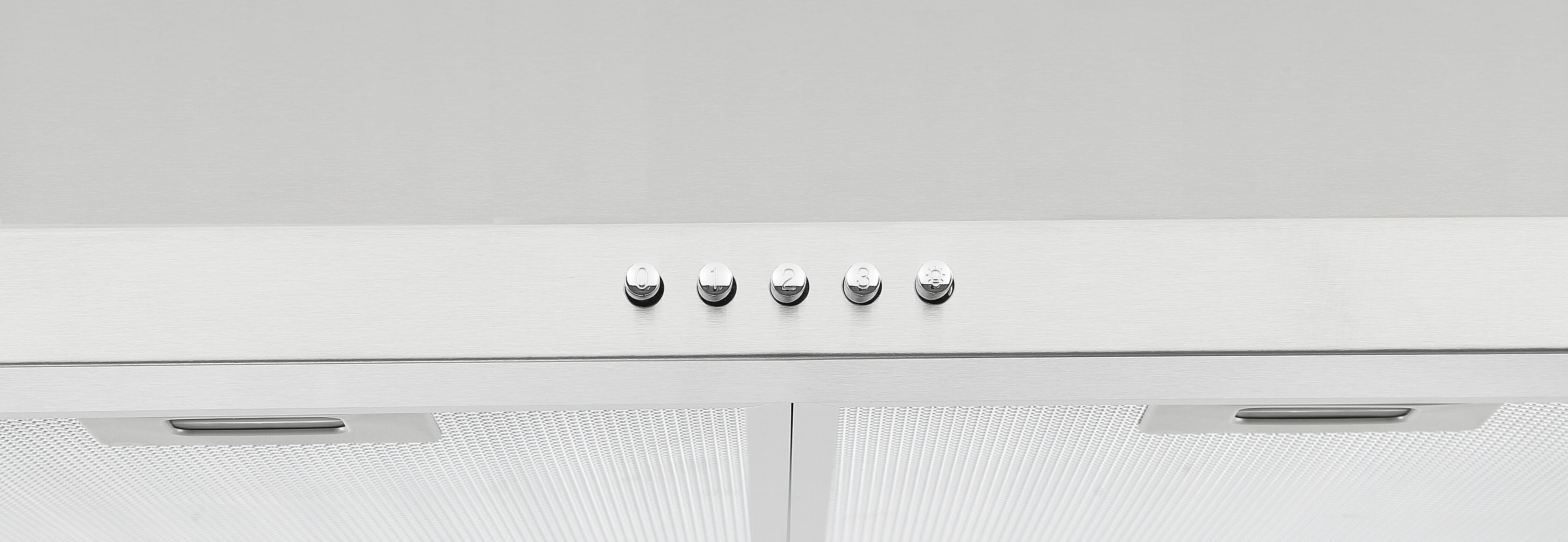 24 Inch Stainless Steel Convertible Wall Mount Pyramid Range Hood - Powerful Kitchen Ventilation for Gas Stoves, Cooking, and Smoke Removal