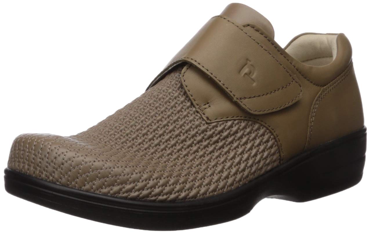 Propet Women's Olivia Slip-On Casual Flats - Black | Comfortable Walking Shoes for Work, Travel & Everyday Wear