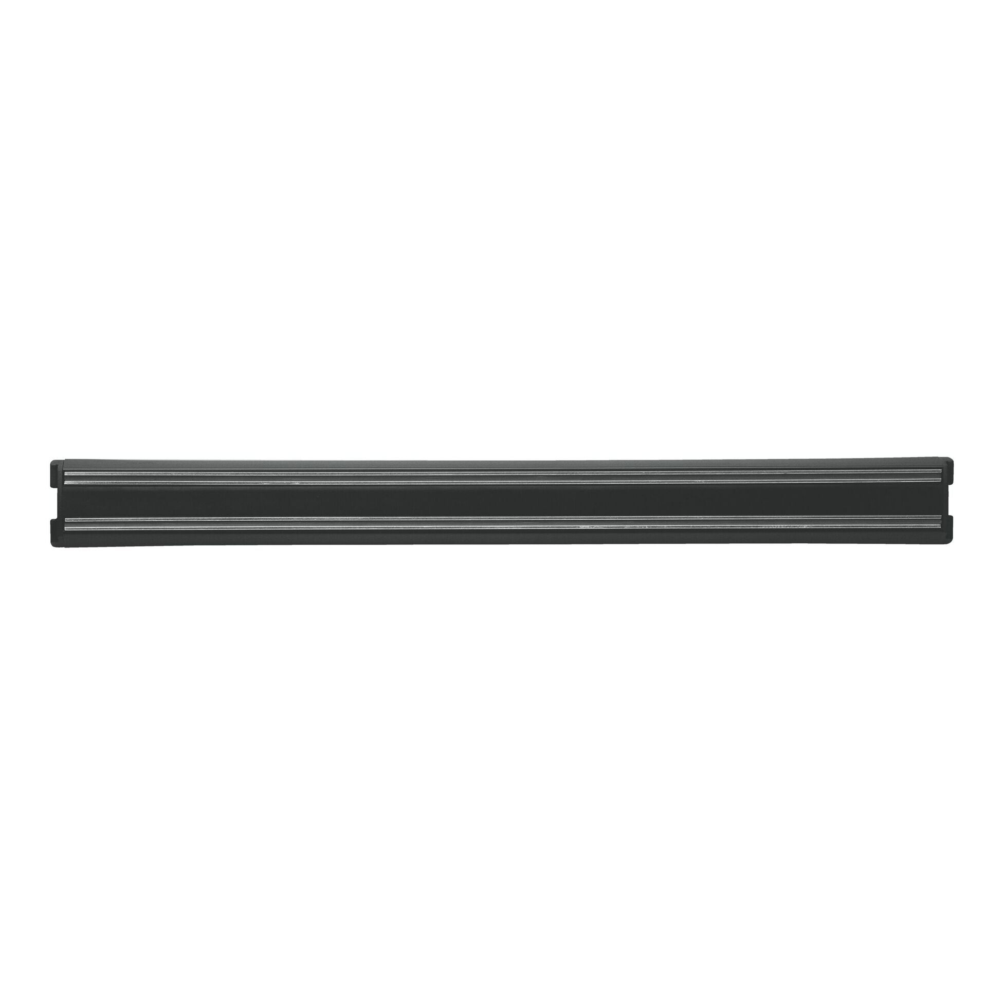 ZWILLING 17.7-Inch Magnetic Knife Holder - Strong Magnetic Knife Strip for Kitchen Countertop & Wall Mount - Premium Black Stainless Steel Knife Storage Bar (Model 32621-450) - Perfect for Chefs & Home Cooks to Organize Knives Safely