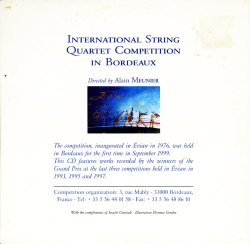 Bordeaux International String Quartet Competition 2024 - Classical Music Event & Violin Contest for Musicians | Performances, Workshops & Prizes
