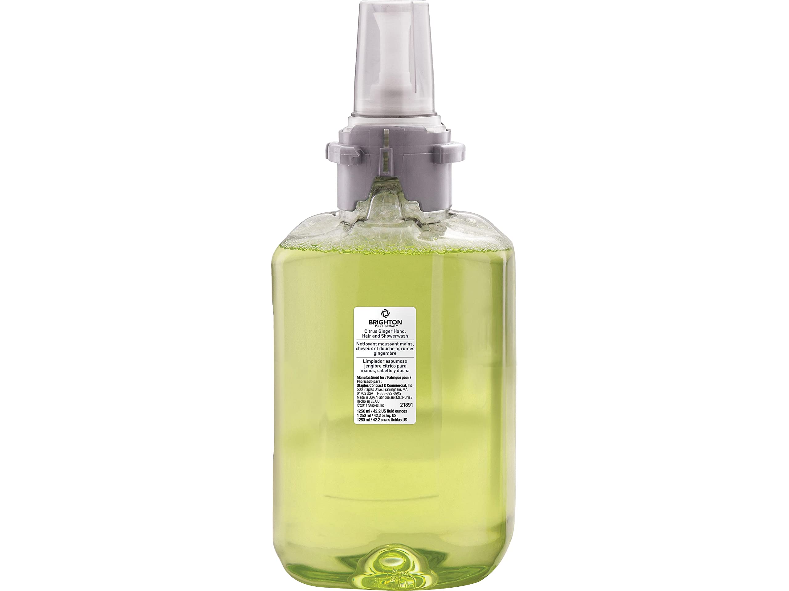 Professional ADX-12 Foaming Hand, Hair & Body Wash - Gentle Cleansing for All Skin Types | Perfect for Shower, Bath & Travel Use