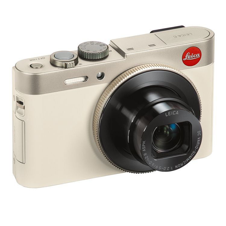 Leica C Digital Camera - Light Gold Compact Point & Shoot for Travel, Vlogging & Everyday Photography | High-Quality Lens & Easy to Use