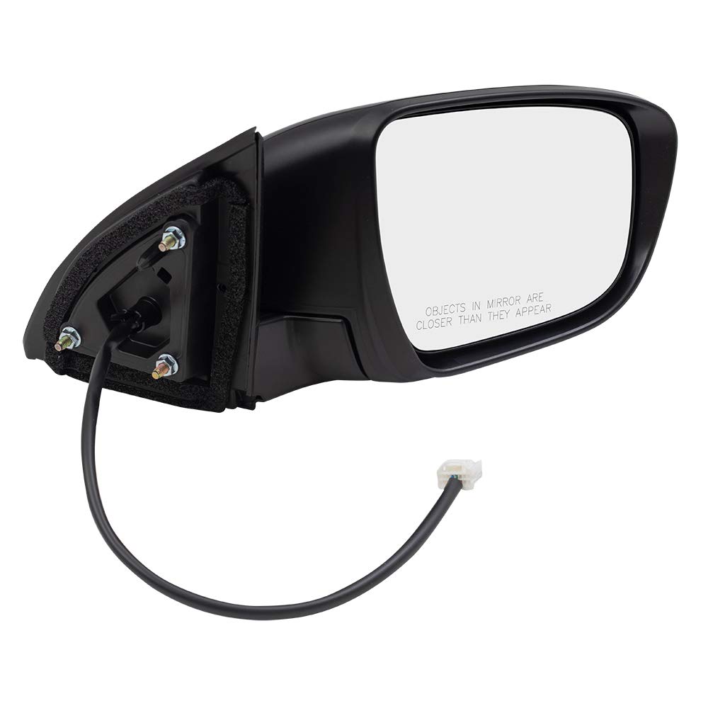 BROCK Pair Power Side Mirrors with Turn Signal Lamps - Compatible with 2017-2019 Nissan Rogue Sport (Driver & Passenger Set) - Replacement Parts 963026MA0A 963016MA0A 963745TA9A 963735TA9A - Perfect for Enhanced Visibility and Safety While Driving