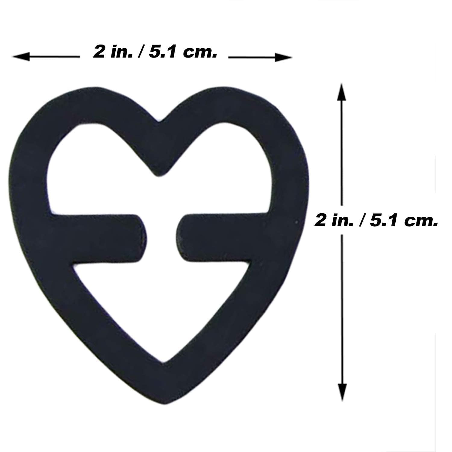 Bra Strap Clips for Women - 8 Pack Heart-Shaped Bra Strap Holders in Black, White, Beige & Clear - Prevent Slipping Straps & Adjustable for Comfort - Perfect for Everyday Wear, Workouts & Formal Dresses