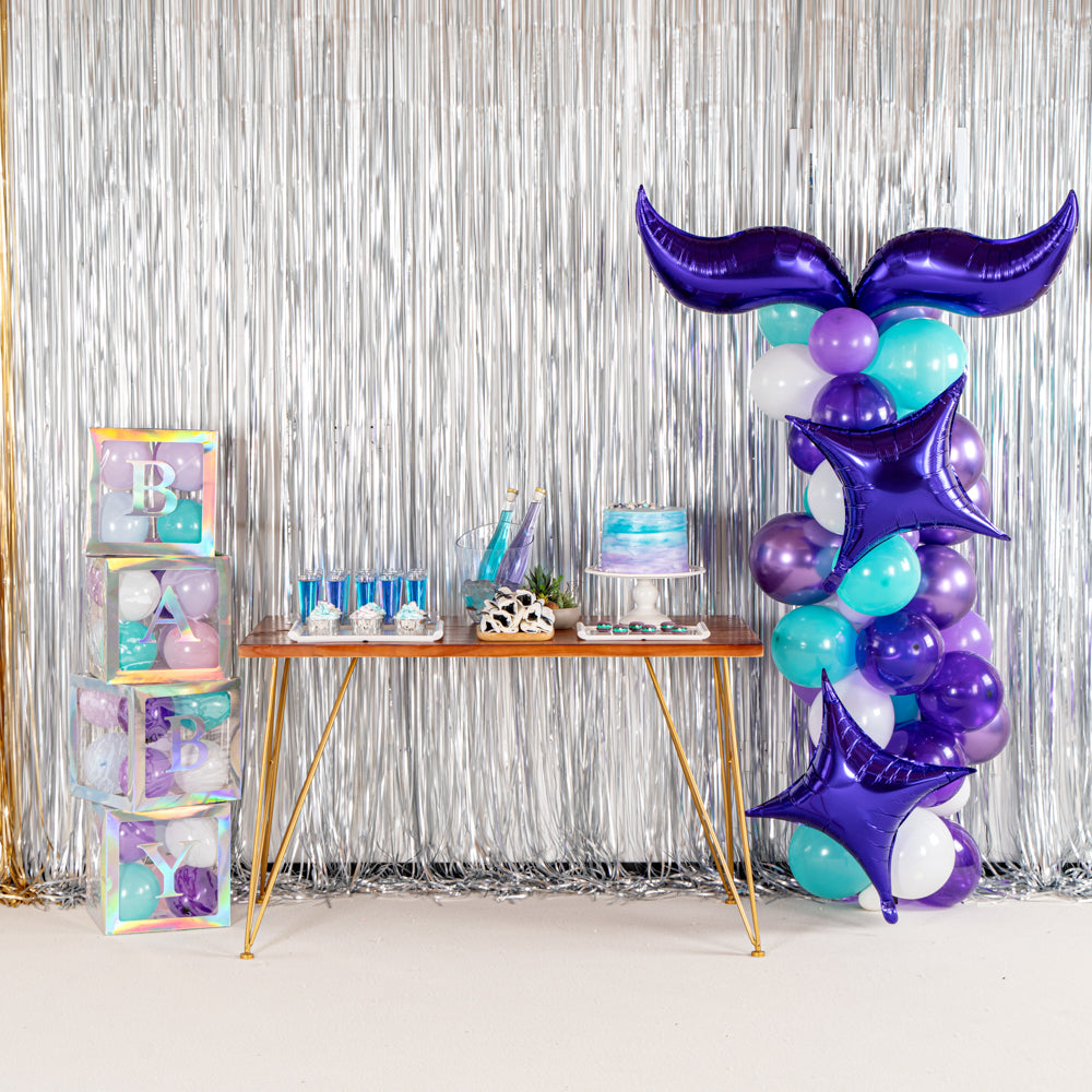 Balloonify Sparkle Mermaid Balloon Arch Garland Kit - 89 Pieces Birthday Party Decorations | Perfect for Baby Showers, Birthday Parties & Mermaid Themed Events