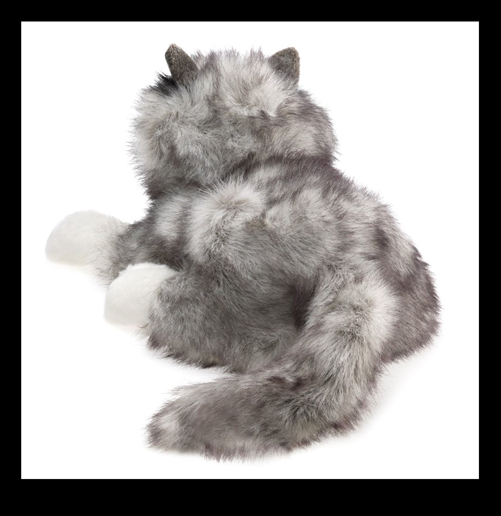 Realistic Timber Wolf Puppet Hand Puppet for Kids - Fun Animal Toy for Storytelling, Puppet Shows & Educational Play