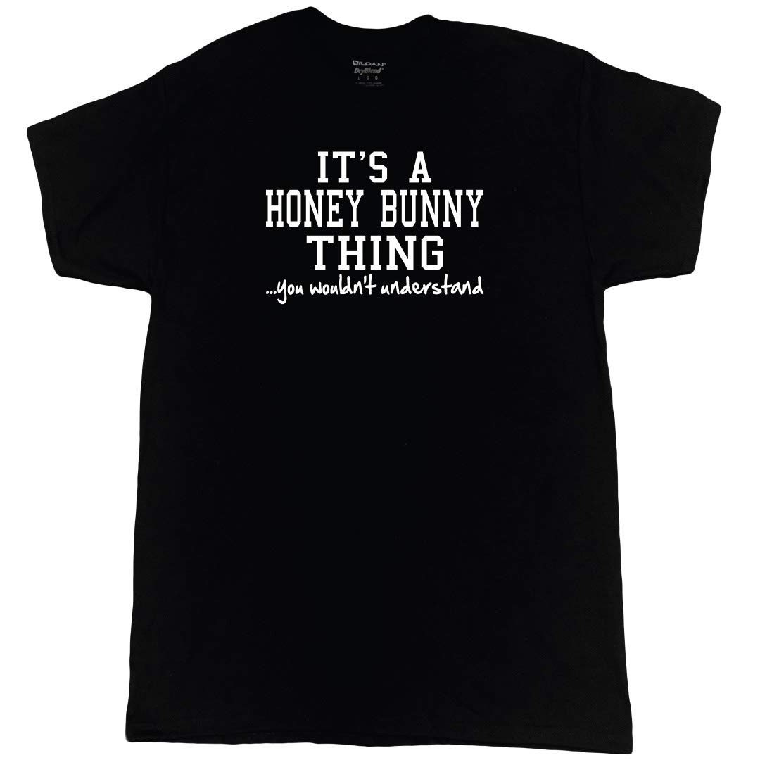 Honey Bunny Funny Graphic Tee - Trendy Sarcastic Shirt for Women & Men - Perfect for Casual Wear, Gifts & Pop Culture Fans