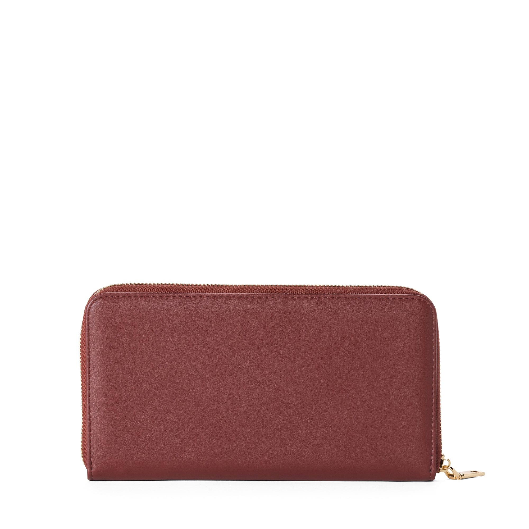 Noa Vegan Leather Wallet for Women & Men - Slim RFID Blocking Bifold Wallet - Auburn Brown Eco-Friendly Leather Wallet - Perfect for Travel, Business & Everyday Use