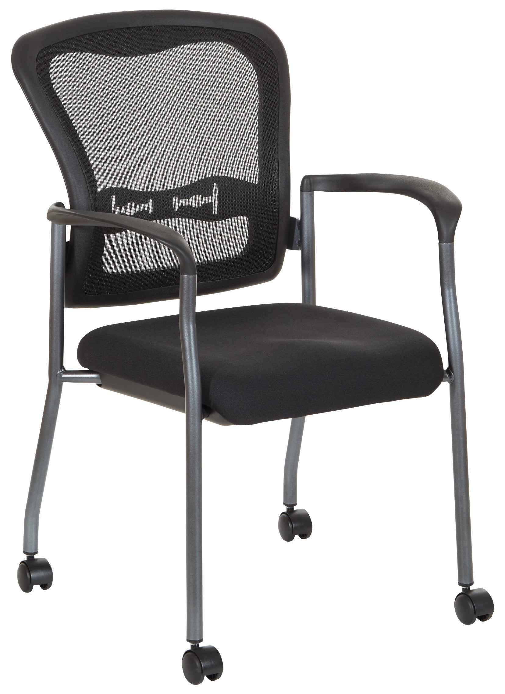 Pro Line II™ Titanium Mesh Office Chair with ProGrid® Back Support - Ergonomic Visitor Armchair for Home & Office [84540 30] - Perfect for Conference Rooms, Waiting Areas, and Workspaces