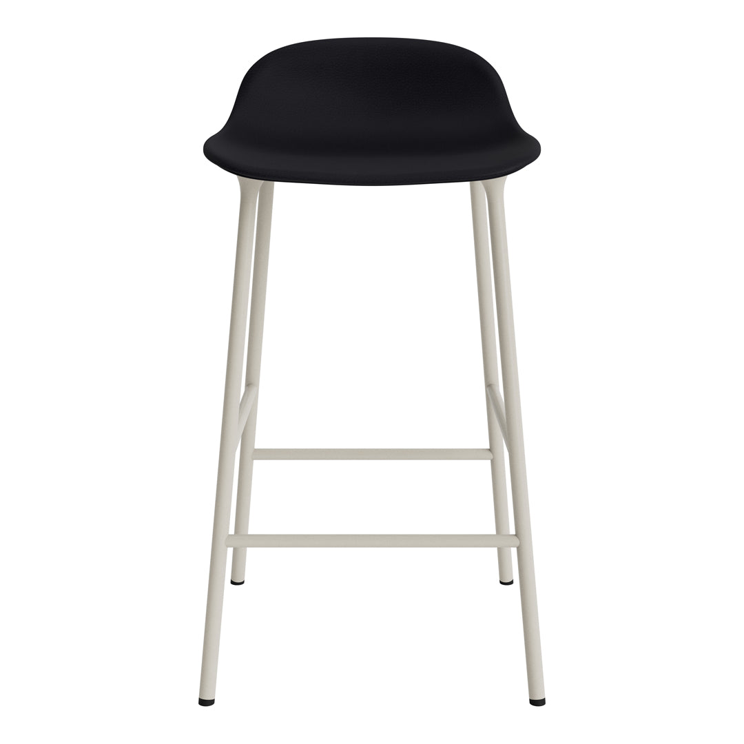 Modern Form Counter Stool with Sturdy Metal Legs & Comfortable Upholstered Seat - Perfect for Kitchen Islands, Breakfast Bars & Home Decor