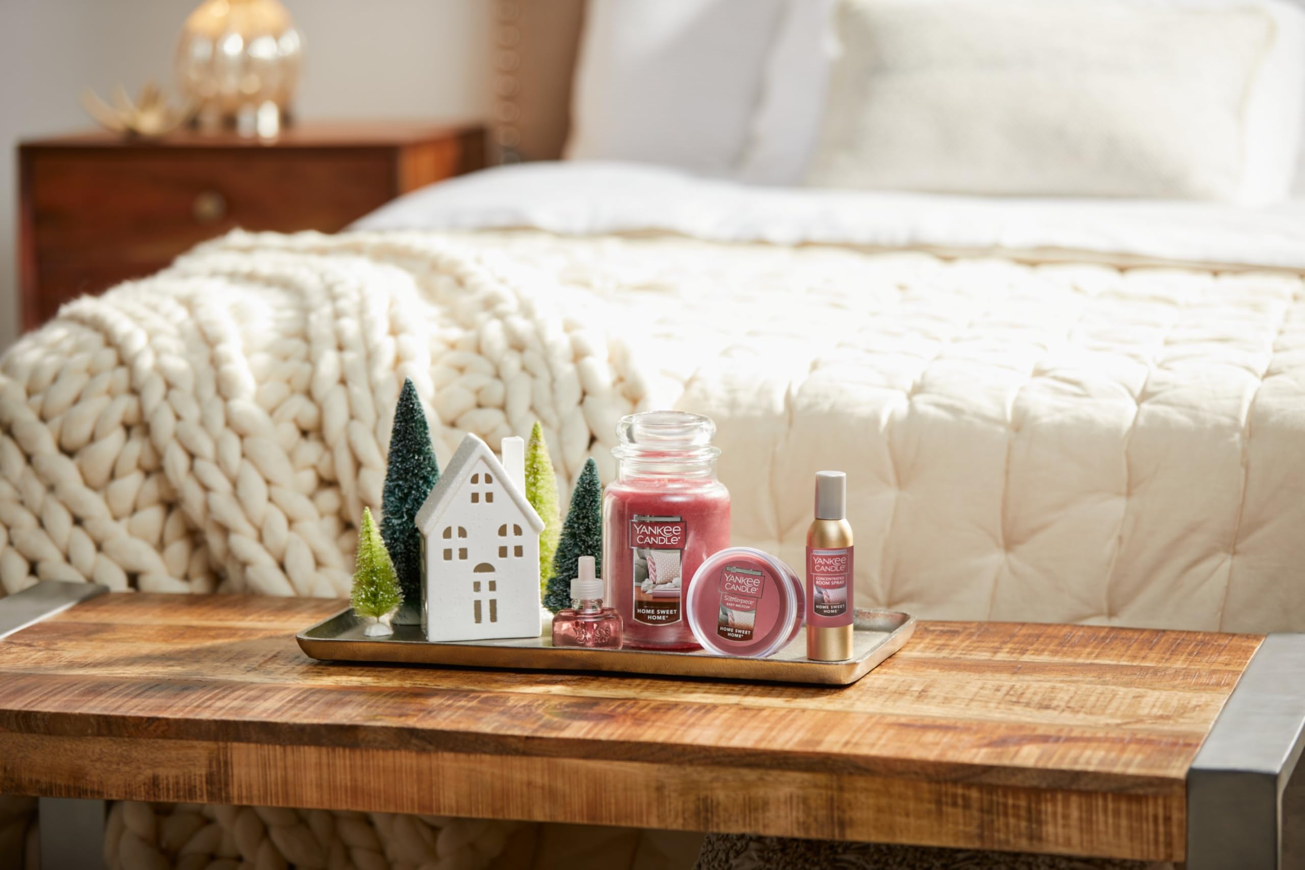 Yankee Candle Air Freshener Spray - Home Sweet Home Scent, 1.5oz (3-Pack) | Eliminates Odors in Bathroom, Living Room & Bedroom | Perfect for Freshening Homes, Offices & Cars