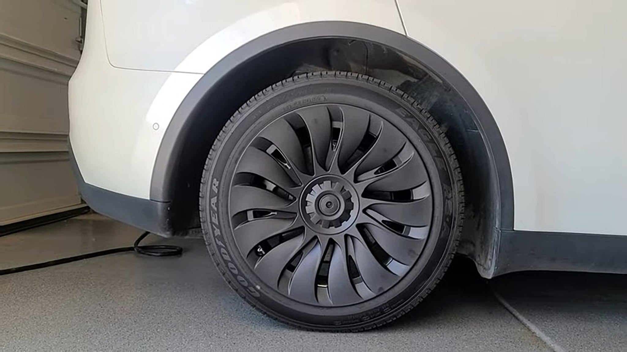 1 Pcs Uberturbine Wheel Covers for Tesla Model Y 19'' Gemini Wheels - Premium Hubcaps for Enhanced Style & Protection - Perfect for Road Trips & Daily Commutes