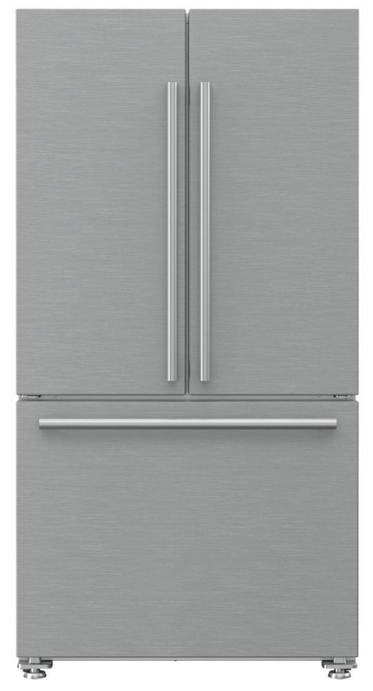 Blomberg BRFD2230XSS 36-Inch Counter Depth French Door Refrigerator - 22.3 Cu Ft Stainless Steel with Stainless Handles - Energy Efficient Kitchen Appliance for Modern Homes