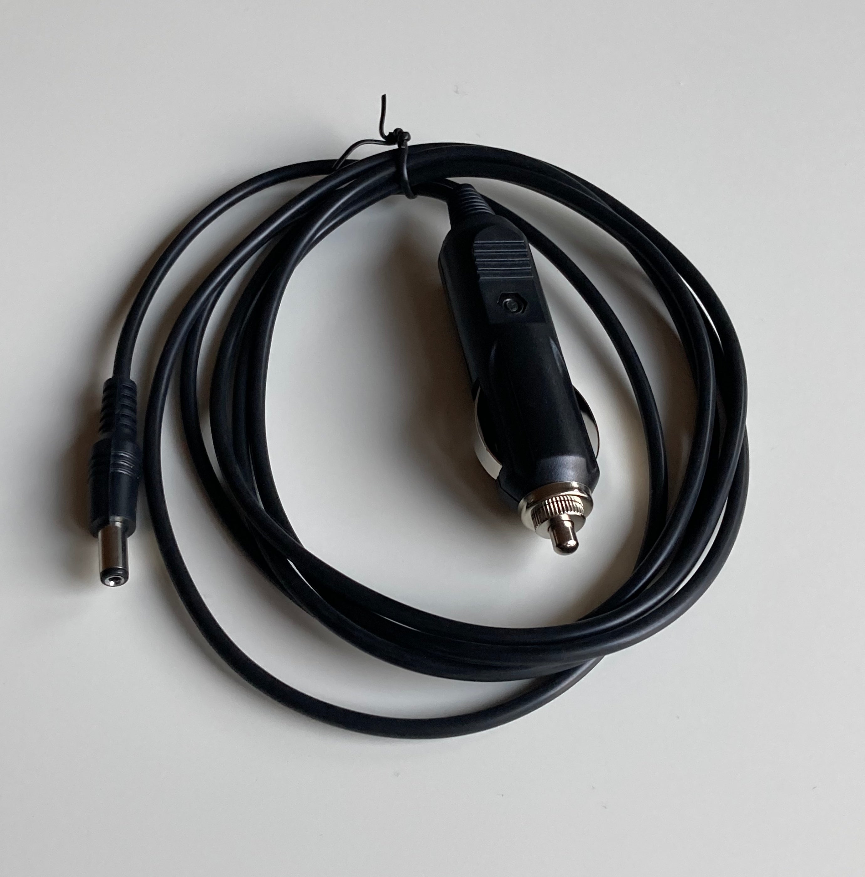12V Car Power Cable with Cigarette Lighter Connector - Durable Charging Cord for Phones, GPS & Dash Cams - Perfect for Road Trips & Vehicle Charging