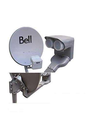 New 20 Inch Bell Dish & Dish PRO DP Plus Twin LNB with DPP Separator - Perfect for Satellite TV Installation & Signal Enhancement