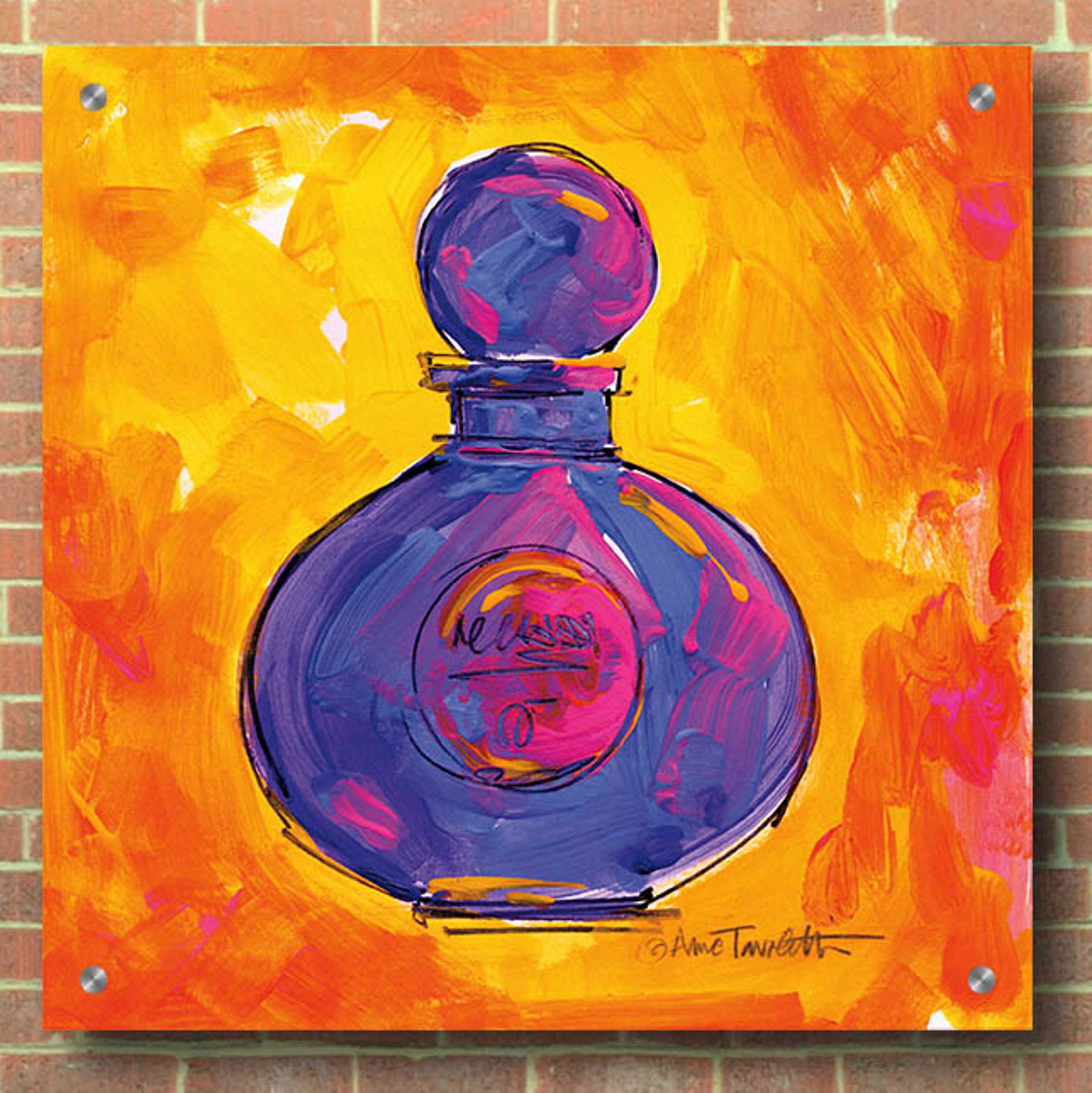 Epic Art 'Perfume IV' by Ann Tavoletti - 36x36 Inch Modern Acrylic Glass Wall Painting - Perfect for Living Room, Bedroom & Office Decor