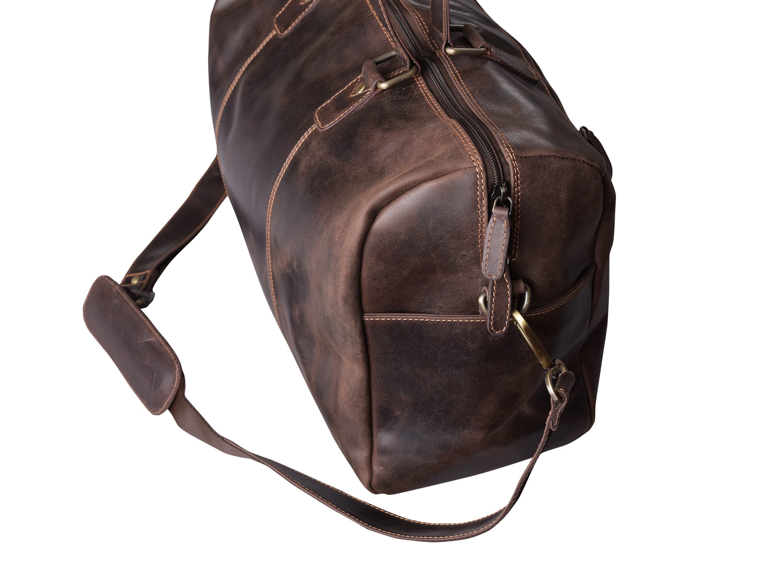 Large Durable Duffel Bag for Travel - Carry On Garment Bag with Secure Luggage Strap to Prevent Falling - Perfect for Business Trips & Weekend Getaways by Bayfield Bags