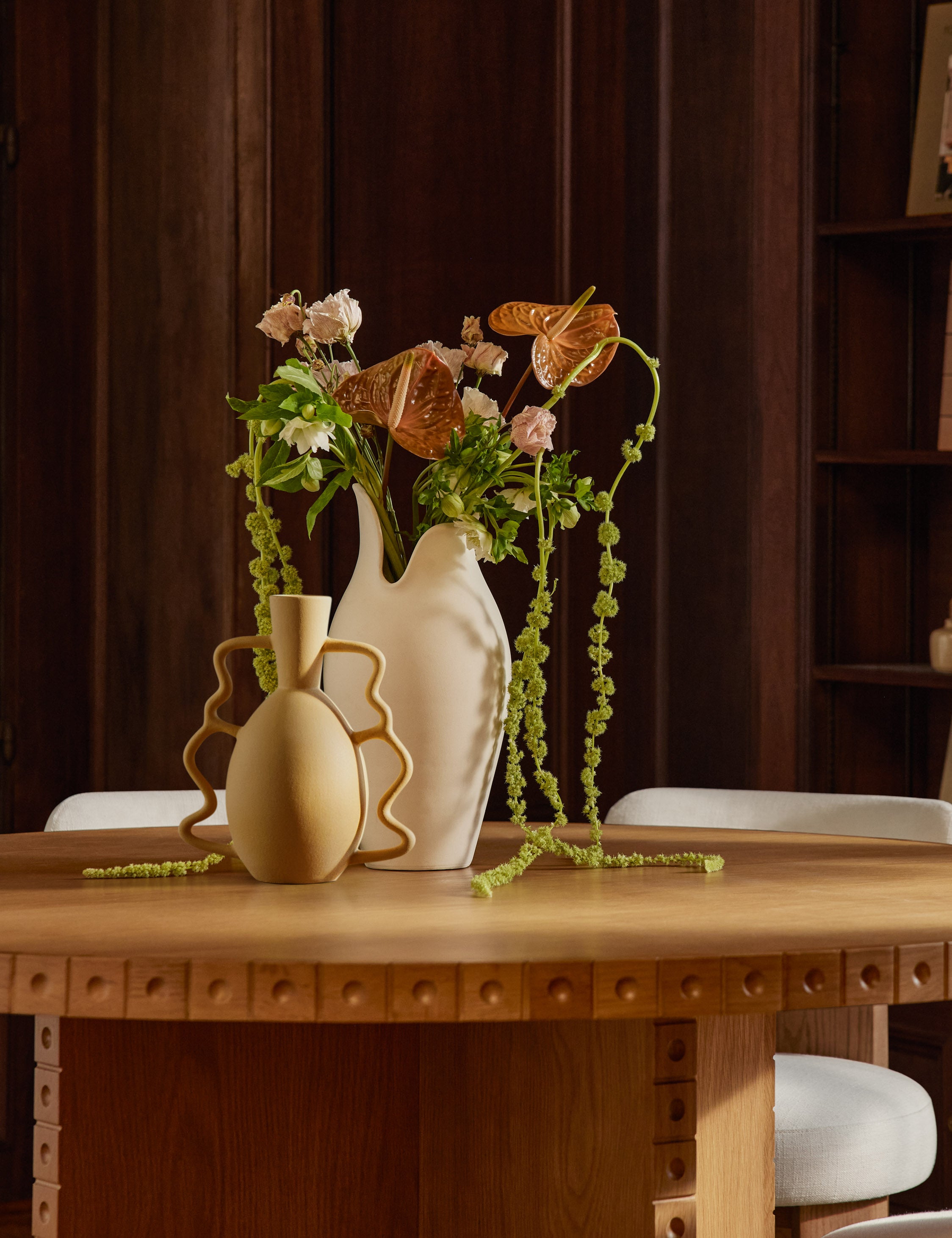 Avayah Elegant Glass Vase for Home Decor - Perfect for Flowers, Centerpieces & Wedding Decorations