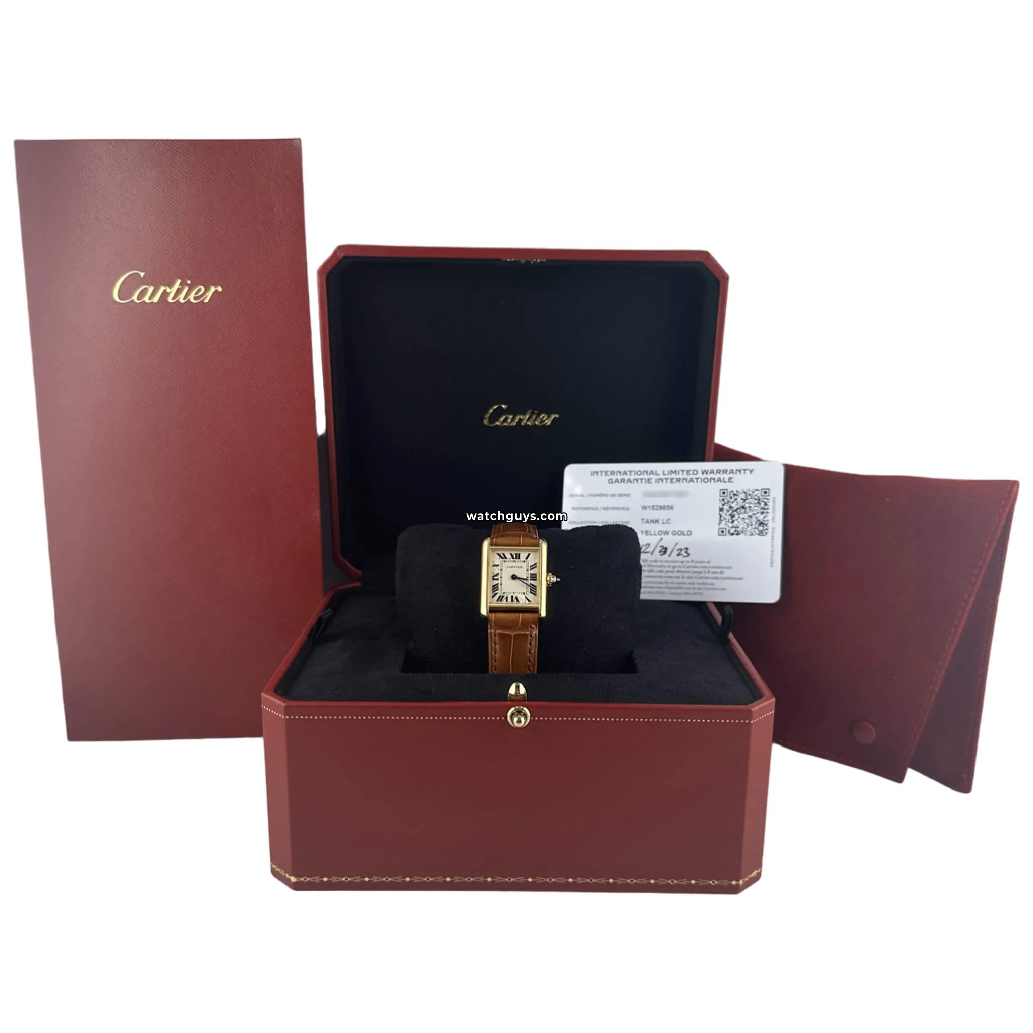 Cartier Tank Louis Small W1529856 - Luxury Swiss Watch for Men & Women - Perfect for Business, Formal Events & Gifting