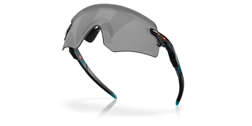 Oakley Encoder Sunglasses - Polished Black Frame with Prizm Black Lenses - UV Protection for Running, Cycling & Outdoor Sports