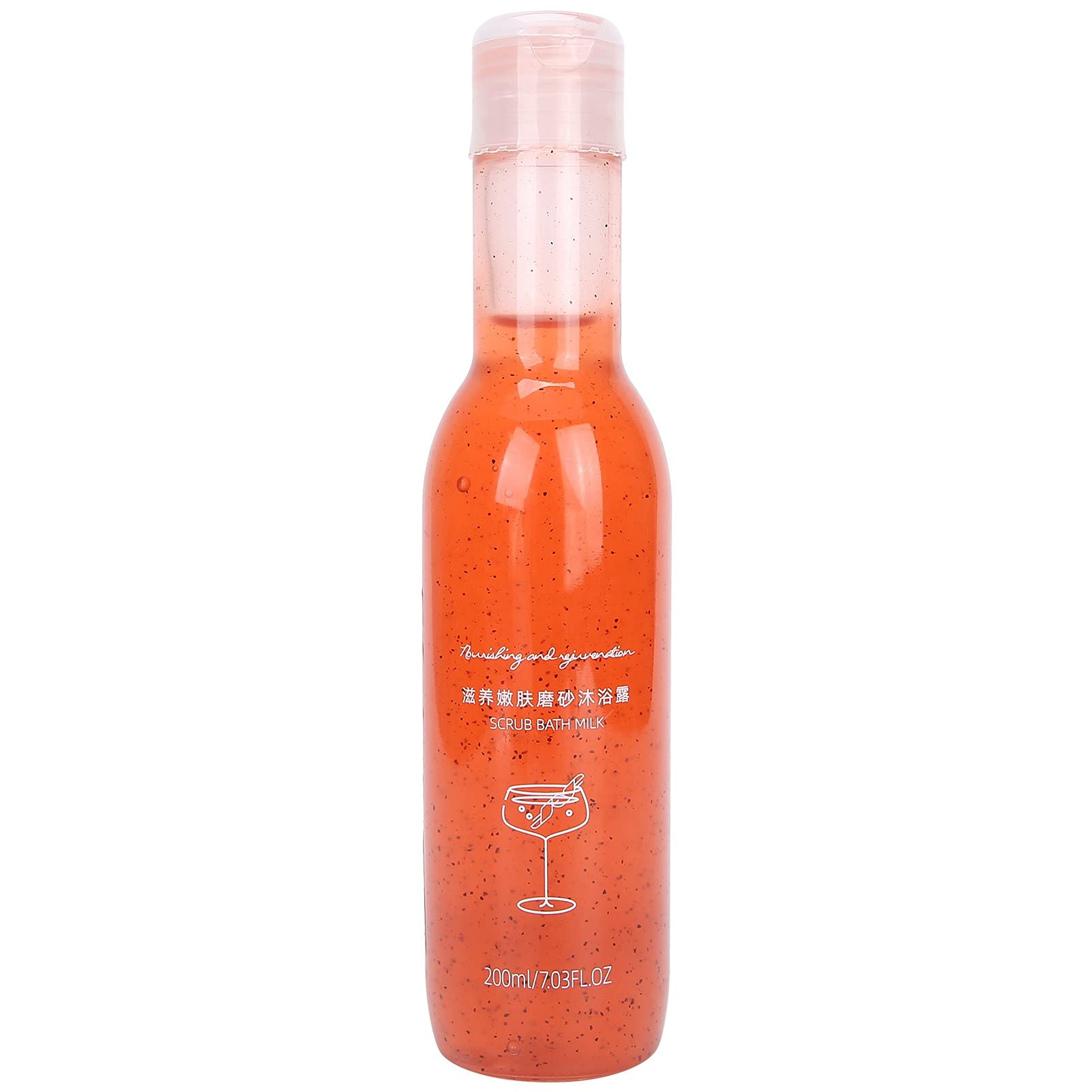 200ml Exfoliating Body Wash Scrub - Moisturizing Shower Gel with Fragrance for Skin Rejuvenation & Softening | Perfect for Daily Use, Spa Days & Dry Skin Care