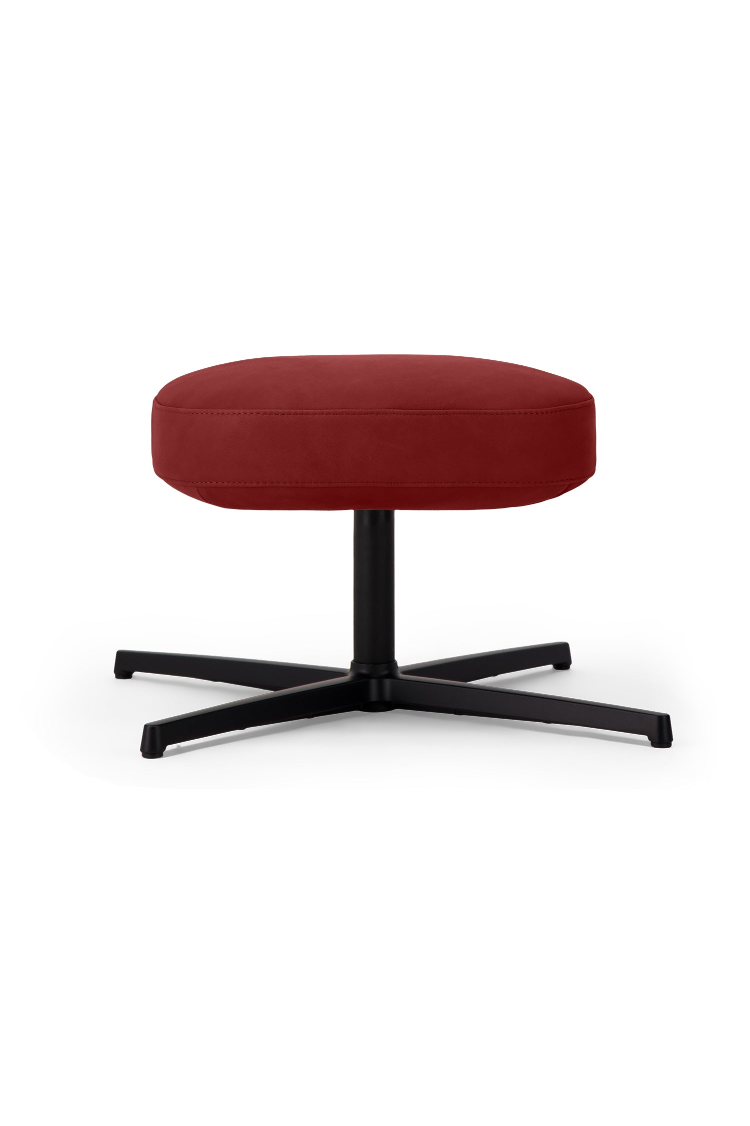 Ditre Cuper Swivel Armchair with Footstool - Modern Lounge Chair for Living Room, Bedroom & Office - Comfortable Reclining Chair for Relaxing and Reading