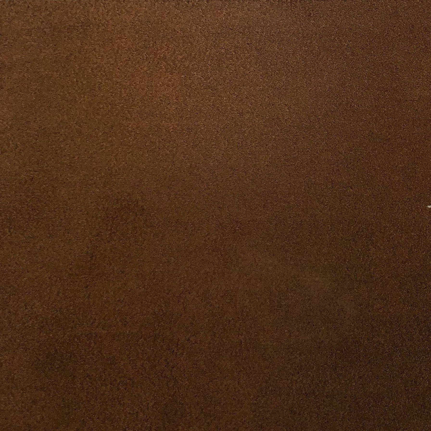 Premium Copper Faux Suede Fabric Swatches - Soft Textured Upholstery Material Samples for DIY Projects, Home Decor & Fashion Design