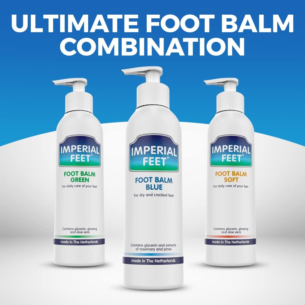 Imperial Feet Foot Balm - 150ML Honey Moisturizing Cream for Dry, Cracked Heels & Athlete's Foot | Hard Skin Remover & Cracked Heel Repair | Softens, Smooths & Soothes Dry Skin - Ideal for Daily Foot Care, Pedicures & Post-Workout Recovery