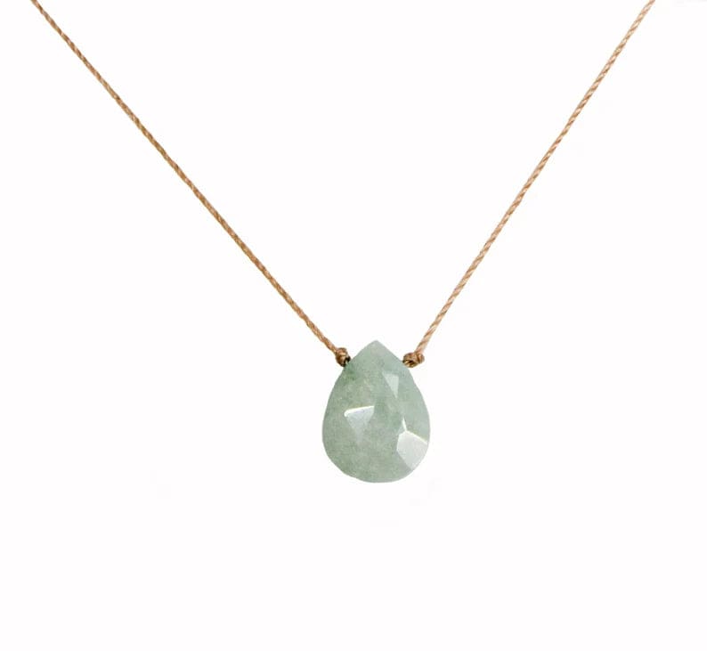 Stunning Milky Aquamarine Pendant Necklace for Women - Elegant Mother's Day Gift, Birthday Present & Special Occasion Jewelry - Perfect for Weddings, Anniversaries & Everyday Wear