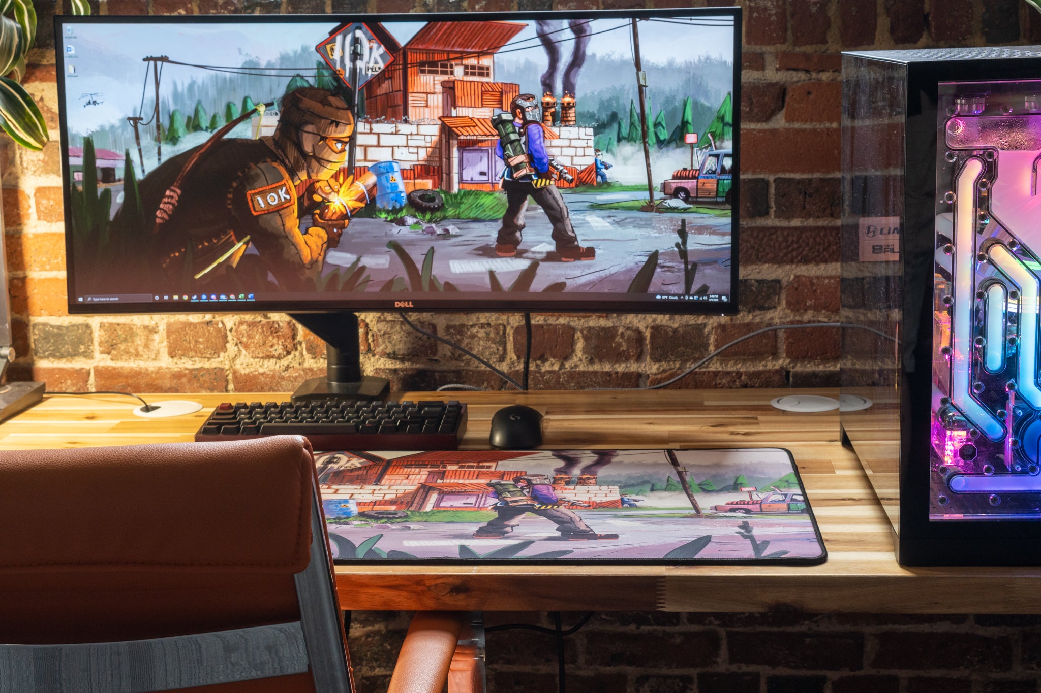 Limited Edition IOK Content Creator Collaboration Rust XL Gaming Mousepad - Perfect for Gaming, Streaming & Office Work