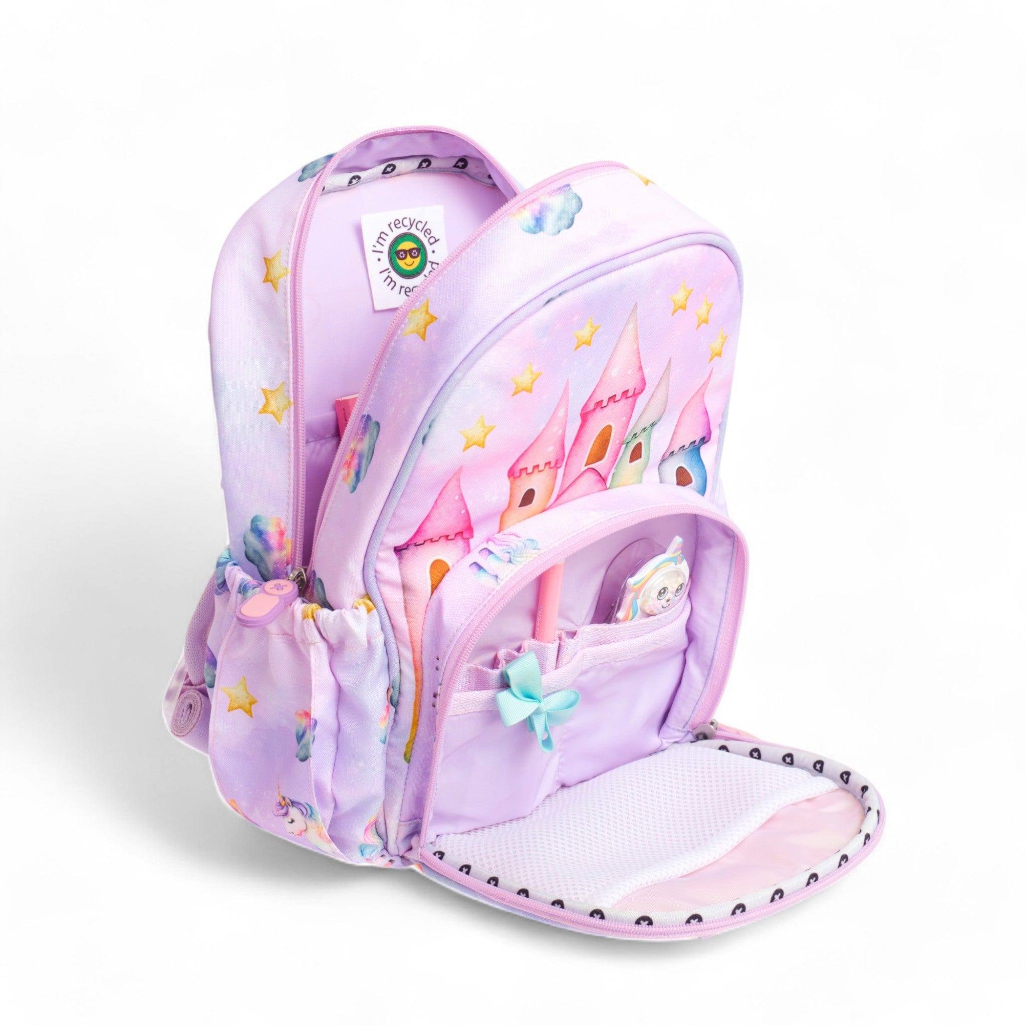 Magical Unicorn Small Backpack Set for Kids - Perfect for School, Travel & Birthday Gifts | Cute Girls Backpack with Matching Accessories