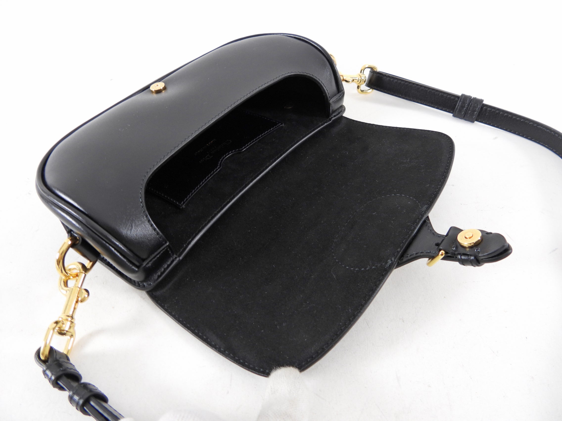 Dior Black Box Calfskin East West Bobby Bag - Luxury Crossbody Handbag for Women | Perfect for Date Night, Office & Evening Events