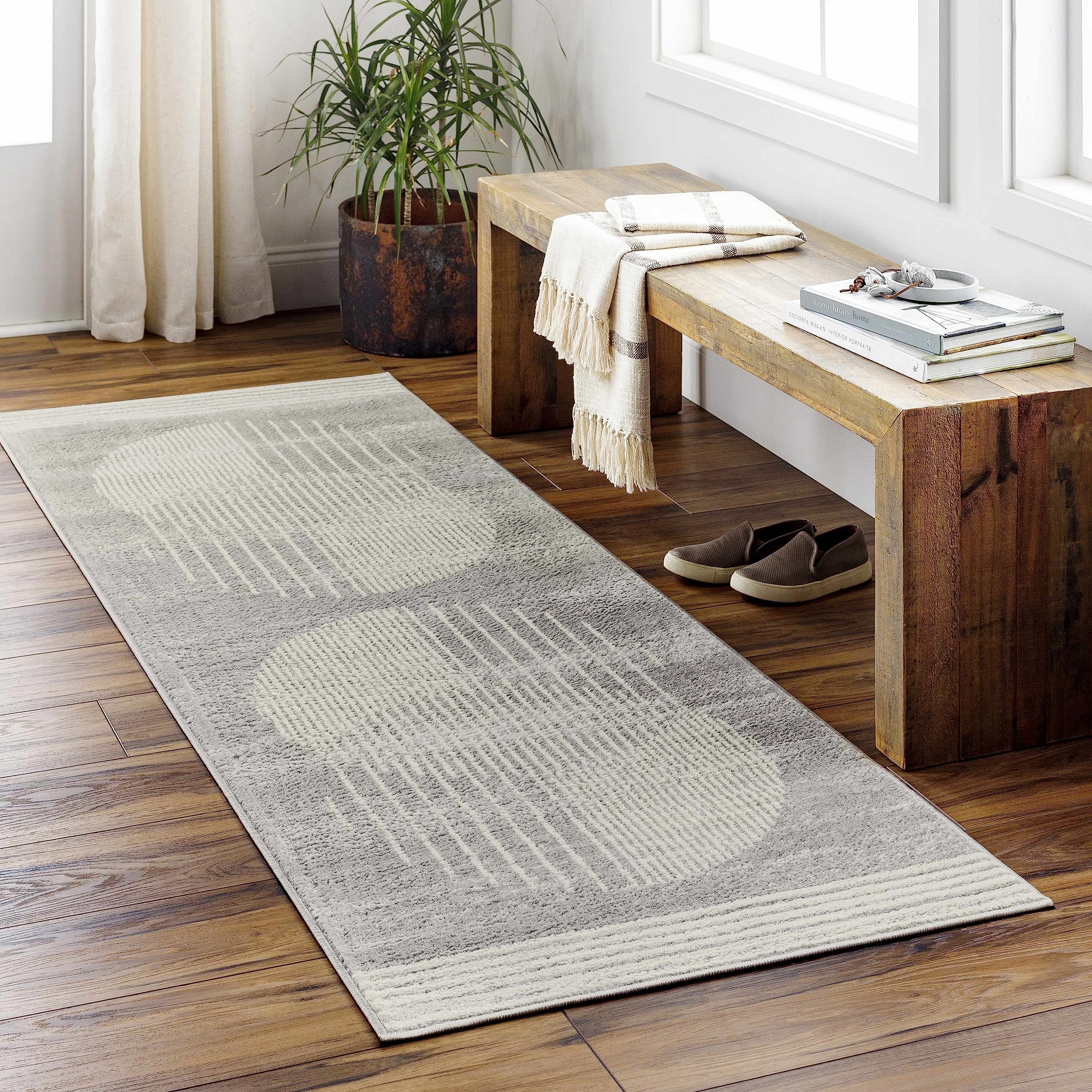 Beauregard Modern Gray Area Rug 5'3