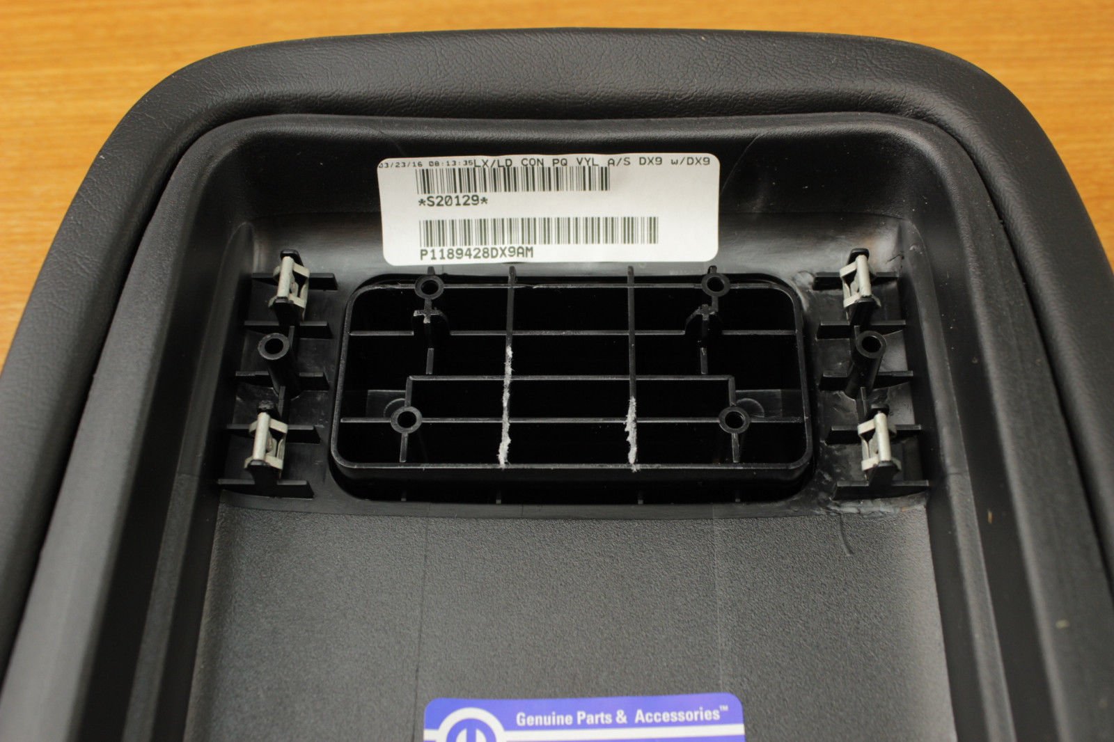 Mopar Chrysler 300 Dodge Charger Black Leather Front Armrest OEM Replacement - Comfort Upgrade for Long Drives & Road Trips