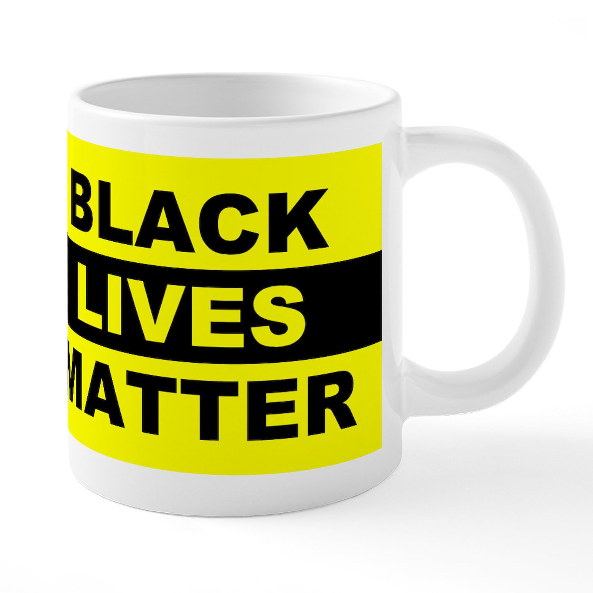 Black Lives Matter 20 oz Ceramic Coffee Mega Mug - Large Insulated Tea & Coffee Cup for Office, Home, or Gifts - CafePress
