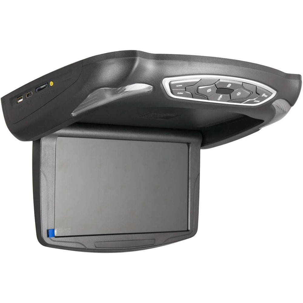 Power Acoustik PMD103X 10.2 Inch LCD Ceiling Mount DVD Player with HDMI Input - Perfect for RVs, Trucks, and Home Theater Systems