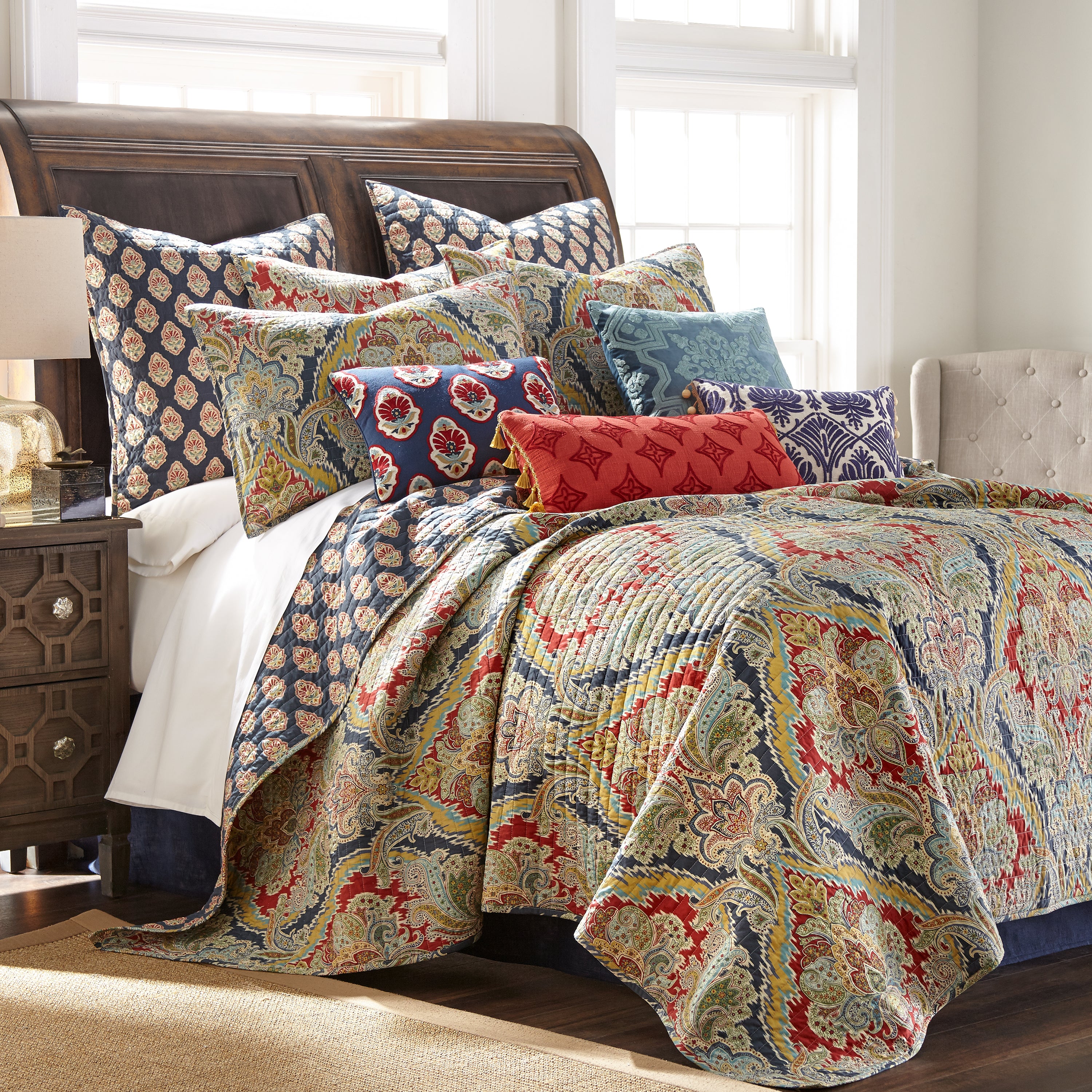 Premium Moreno Quilt Set - Soft & Breathable Bedding Collection for All Seasons | Perfect for Master Bedroom, Guest Room & Cozy Home Decor